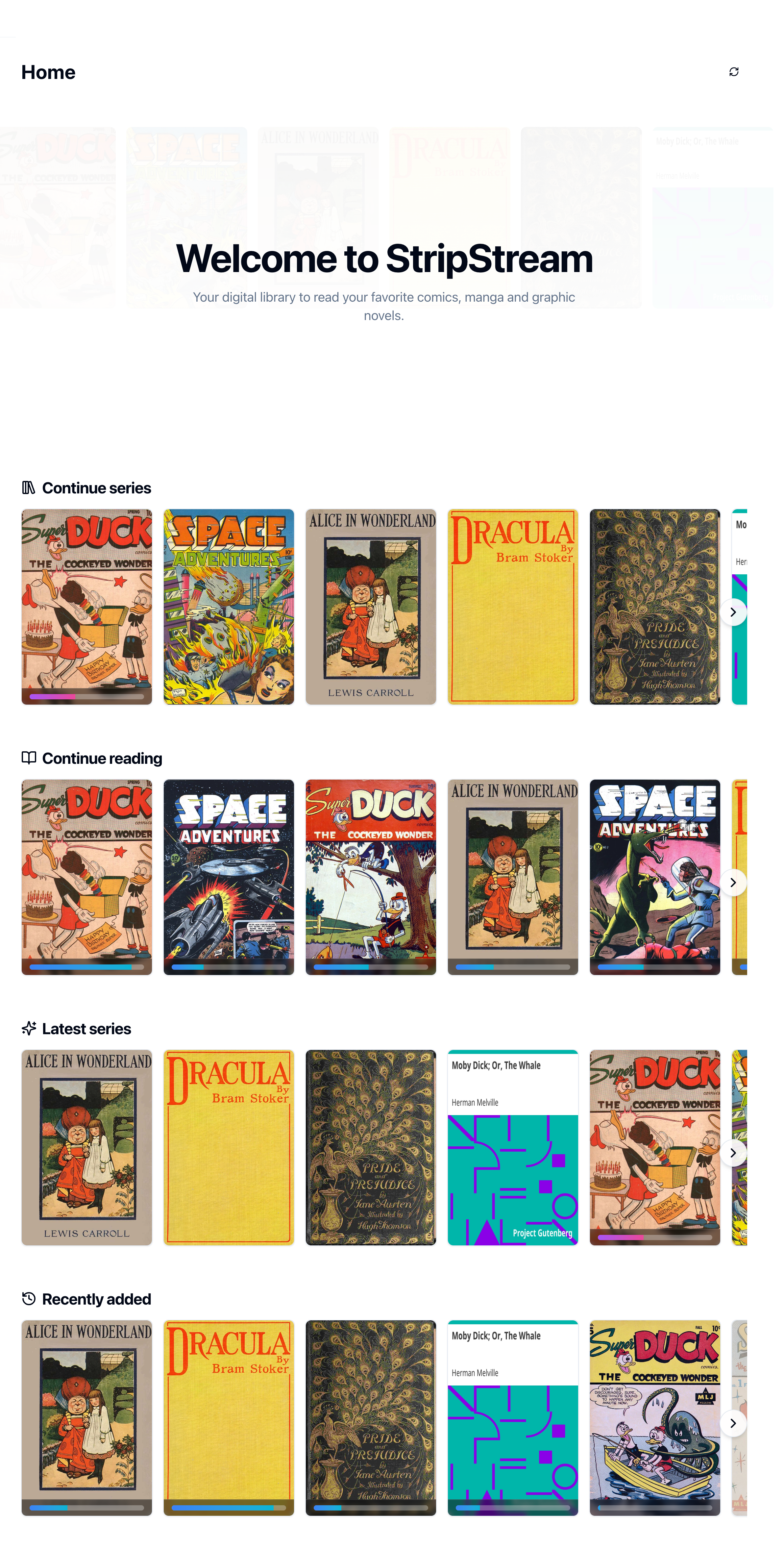 Capture d'écran de l'application